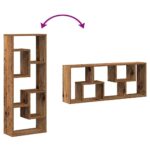 Étagère murale en bois ancien 36 x 16 x 90 cm Bois d'ingénierie – Image 5