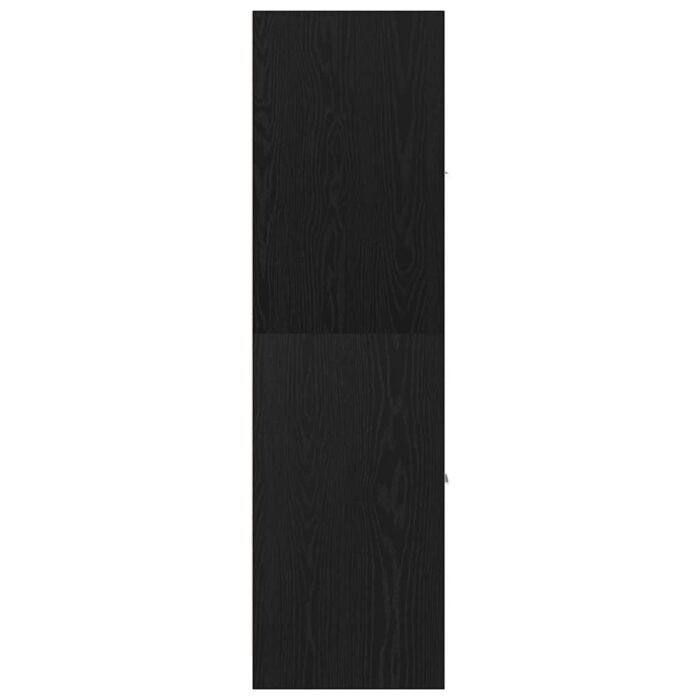 Armoire d'apothicaire Chêne noir 30x41x144,5 cm Bois d'ingénierie – Image 5