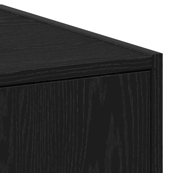 Armoire d'apothicaire Chêne noir 30x41x144,5 cm Bois d'ingénierie – Image 7