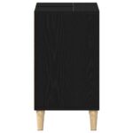 Meuble sous-évier Chêne noir 80x33x60 cm Bois d'ingénierie – Image 5