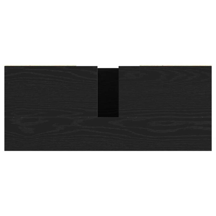 Meuble sous-évier Chêne noir 80x33x60 cm Bois d'ingénierie – Image 7