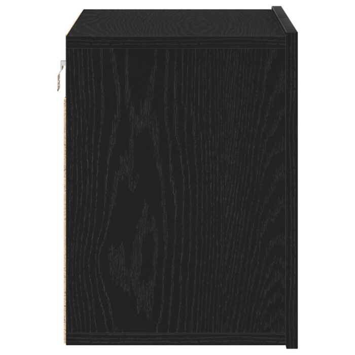 Meuble TV Chêne noir 60x30x41 cm Bois d'ingénierie – Image 5