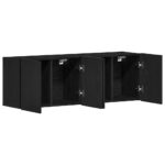 Meubles TV 2 pièces Chêne noir 120 x 30 x 41 cm Bois d'ingénierie – Image 3
