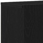 Meuble TV Chêne noir 80x30x41 cm Bois d'ingénierie – Image 7