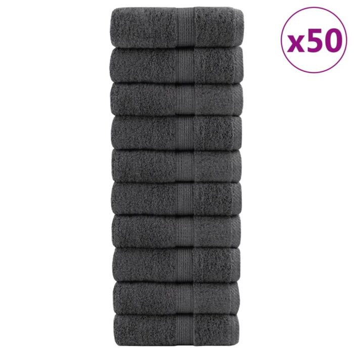 Gants de toilette de qualité supérieure SOLUND 50 pcs 600 g/m² – Image 1