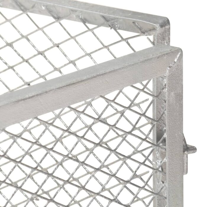 Composteur de jardin 85x85x70 cm Fer galvanisé – Image 2