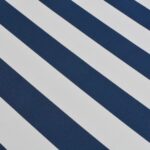 Auvent pliable manuel 450 cm Bleu/blanc – Image 5