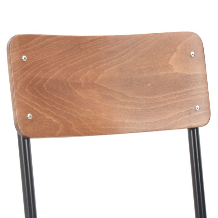 Chaises à manger lot de 6 marron Contreplaqué – Image 7