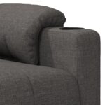 Fauteuil électrique de massage Gris foncé Tissu – Image 9