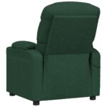 Fauteuil électrique de massage Vert foncé Tissu – Image 6