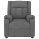 Fauteuil électrique de massage Gris foncé Tissu – Image 4