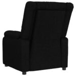 Fauteuil électrique de massage Noir Tissu – Image 6