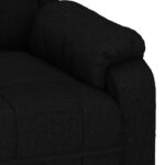 Fauteuil électrique de massage Noir Tissu – Image 9