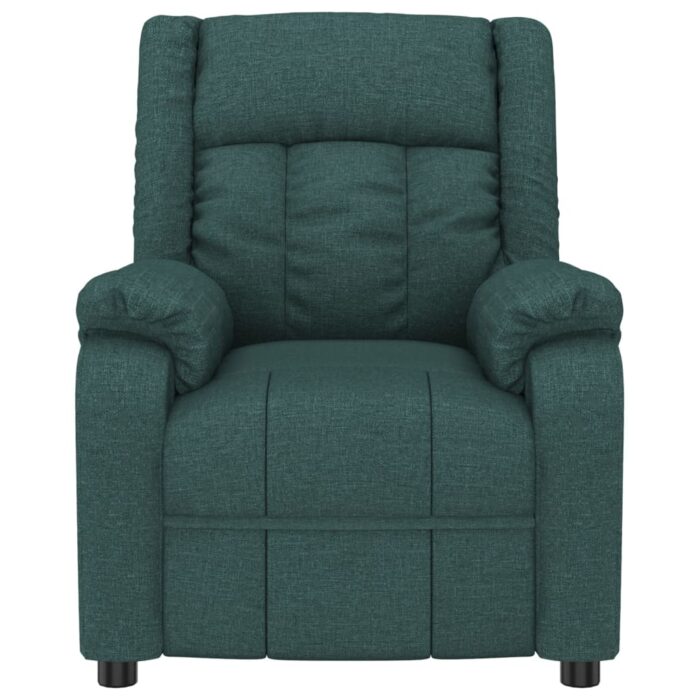 Fauteuil électrique de massage Vert foncé Tissu – Image 4