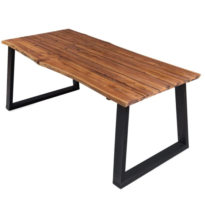 Table à manger 170x90x75 cm Bois d'acacia massif – Image 1