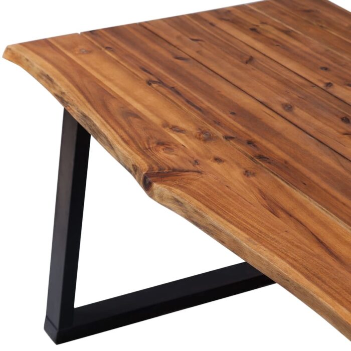 Table à manger 170x90x75 cm Bois d'acacia massif – Image 3