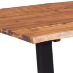 Table à manger 170x90x75 cm Bois d'acacia massif – Image 4