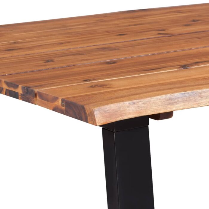 Table à manger 170x90x75 cm Bois d'acacia massif – Image 4