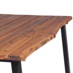 Table à manger 170x90x75 cm Bois d'acacia massif – Image 6