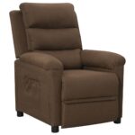 Fauteuil inclinable Marron Tissu