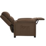 Fauteuil inclinable Marron Tissu – Image 4