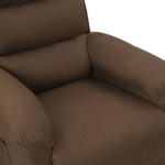 Fauteuil inclinable Marron Tissu – Image 8