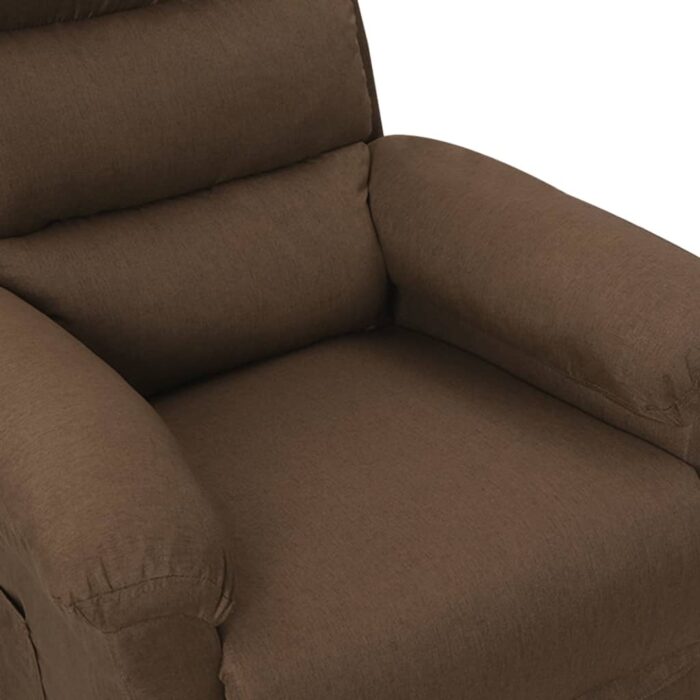 Fauteuil inclinable Marron Tissu – Image 8