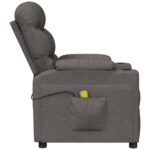 Fauteuil de massage Gris foncé Tissu – Image 4