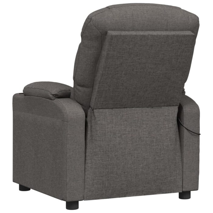 Fauteuil de massage Gris foncé Tissu – Image 5