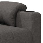 Fauteuil de massage Gris foncé Tissu – Image 7
