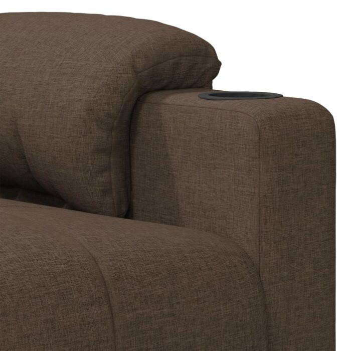 Fauteuil de massage Marron Tissu – Image 7
