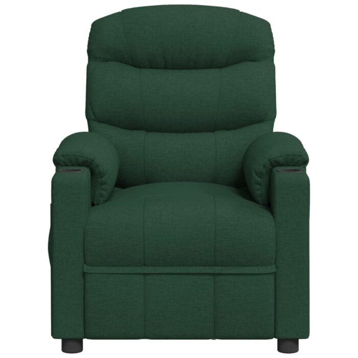 Fauteuil de massage Vert foncé Tissu – Image 3