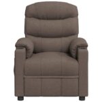 Fauteuil de massage Taupe Tissu – Image 3