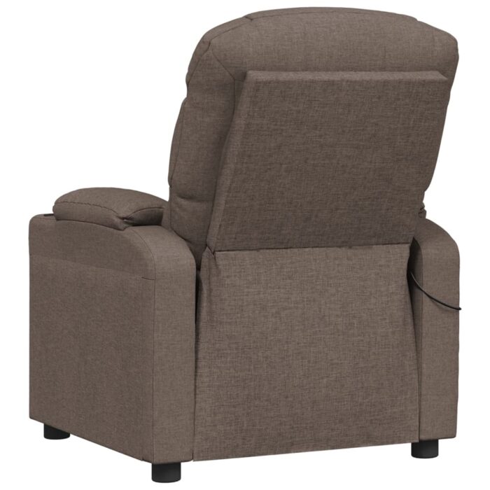 Fauteuil de massage Taupe Tissu – Image 5