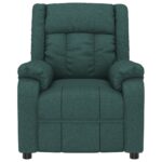 Fauteuil de massage Vert foncé Tissu – Image 3