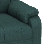Fauteuil de massage Vert foncé Tissu – Image 7