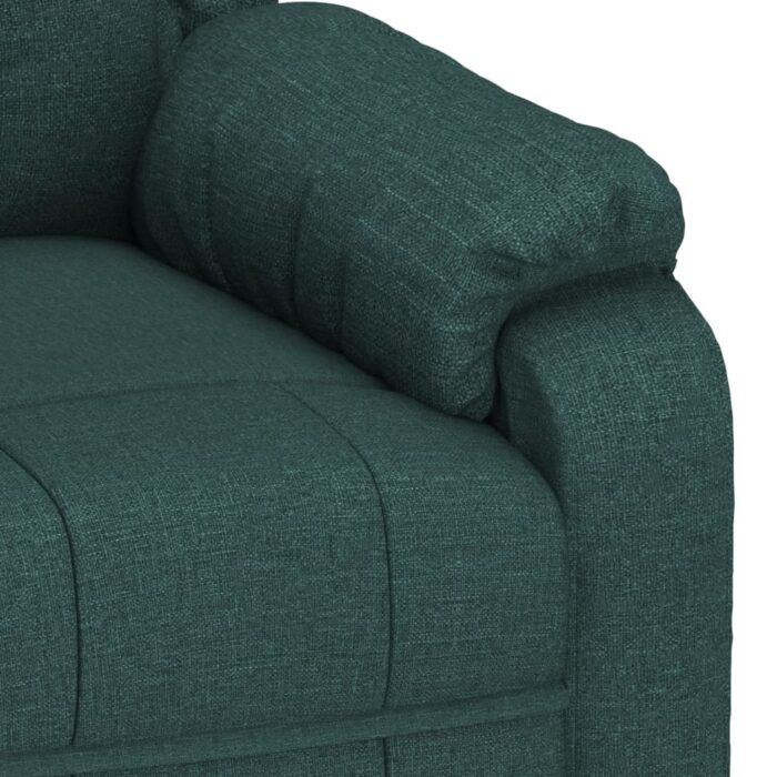 Fauteuil de massage Vert foncé Tissu – Image 7