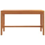 Banc de jardin 80 cm bois massif d'eucalyptus – Image 3