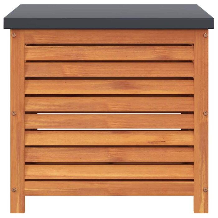 Boîte de rangement de jardin 60x50x55 cm bois d'eucalyptus – Image 4