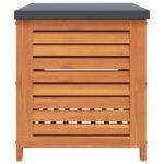 Boîte de rangement de jardin 60x50x55 cm bois d'eucalyptus – Image 5