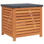 Boîte de rangement de jardin 60x50x55 cm bois d'eucalyptus – Image 6