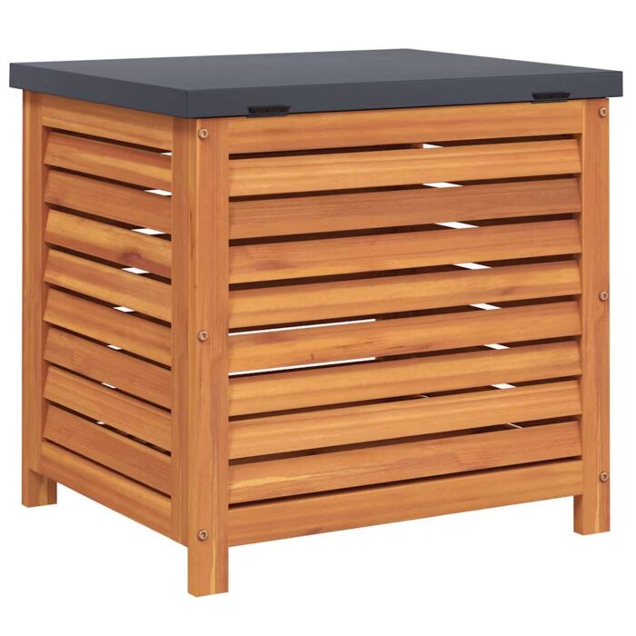 Boîte de rangement de jardin 60x50x55 cm bois d'eucalyptus – Image 6