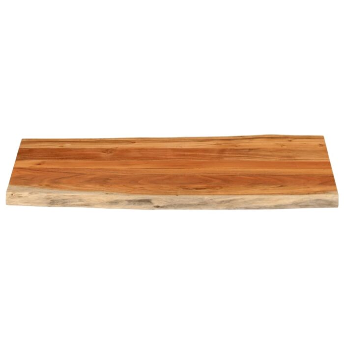 Dessus de table 120x60x3,8cm rectangulaire bois massif d'acacia – Image 3
