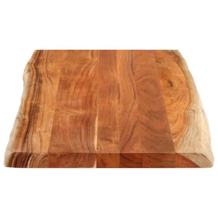 Dessus de table 120x60x3,8cm rectangulaire bois massif d'acacia – Image 4