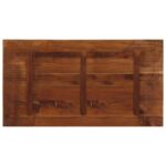 Dessus de table 100x60x3,8cm rectangulaire bois massif récupéré – Image 5