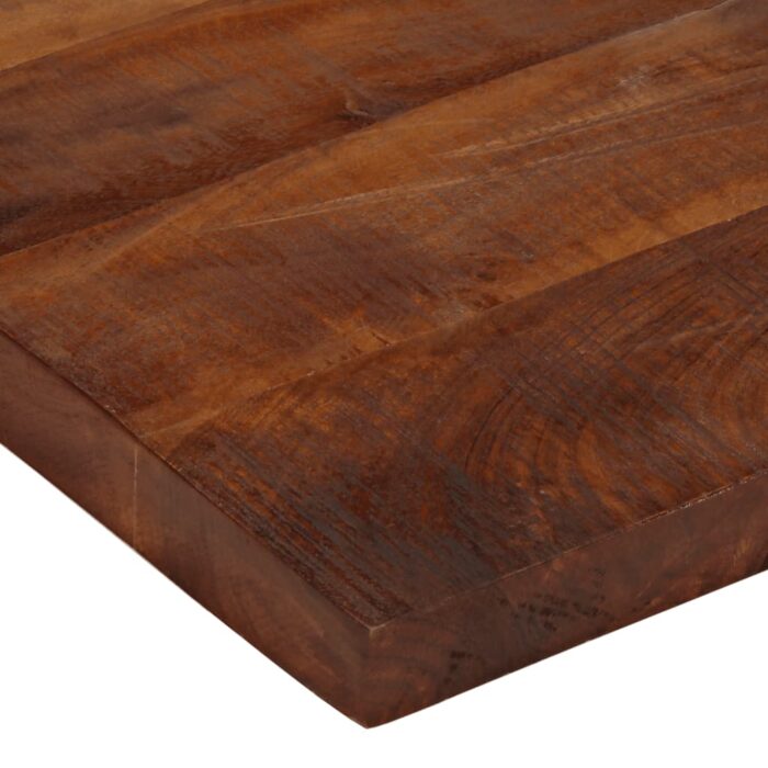 Dessus de table 80x80x2,5 cm carré bois massif de récupération – Image 6