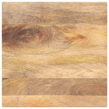 Dessus de table 40x40x2,5 cm carré bois massif manguier