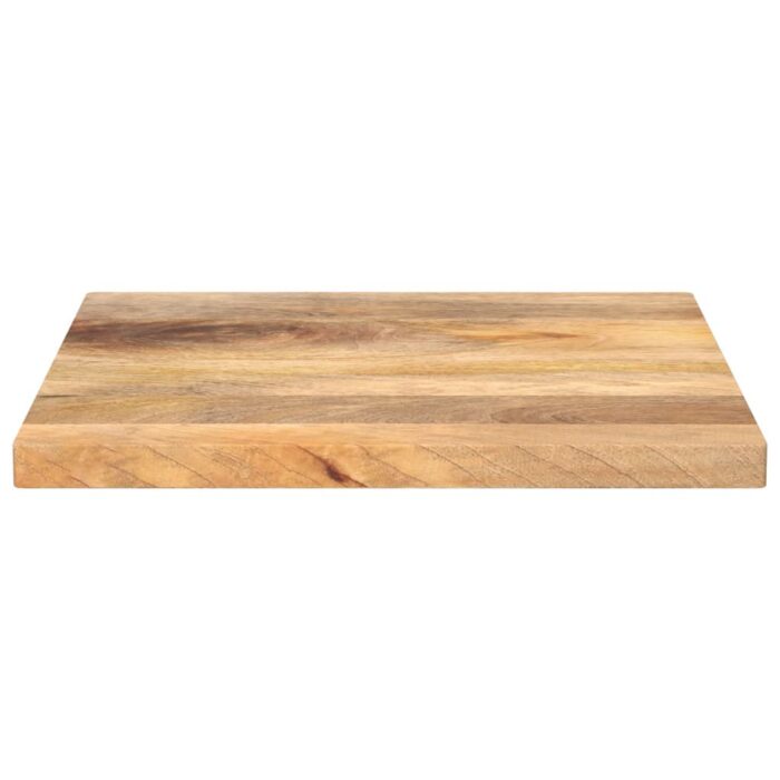 Dessus de table 40x40x2,5 cm carré bois massif manguier – Image 3