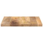 Dessus de table 40x40x2,5 cm carré bois massif manguier – Image 4