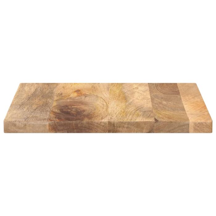 Dessus de table 40x40x2,5 cm carré bois massif manguier – Image 4
